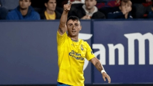 Alberto Moleiro, Las Palmas' star player.