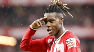 Nico Williams, player of Athletic Club and star of Spain