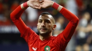 Hakim Ziyech, international with Morocco
