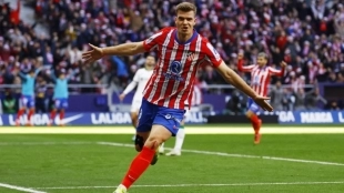 Alexander Sorloth, delantero del Atlético de Madrid 