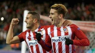 Griezmann and Koke, getting closer to leaving Atlético de Madrid.