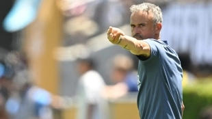 <p>Luis Enrique, current coach of PSG</p>