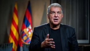<p>Joan Laporta, president of FC Barcelona</p>