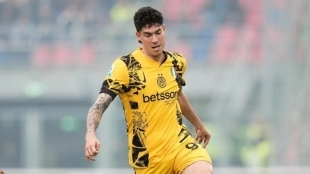 Alessandro Bastoni during a match with Inter Milan
