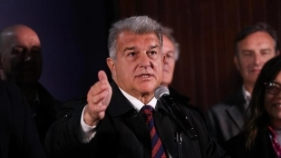 Joan Laporta, presidente del FC Barcelona